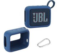 AONKE Silicone Cover for JBL Go 4 Portable Bluetooth Speaker (Blue)