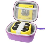 AONKE Storage Case Compatible with GiiKER Tic Tac Toe Bolt Game 3-in-1 Handheld Puzzle Game Console Fidget Toys Board Games (Purple)