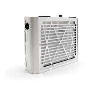 AONOLOVO Nail Dust Collector, Powerful Nail Vacuum Dust Collector Nail Tech Extractor Fan Manicure Tool for Acrylic Nails Removal, White