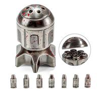 AONTESS DND Dice, Metal D&D Dice, Mechanical Dice D20, Role Playing Tabletop Games Dungeons and Dragons, MTG, RPG, D4, D6, D8, D10, D12, Rocket Dice Set for Game Lovers with Gift Box
