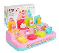 Aonuily Baby Pop up Toys for 1 Year Olds, Unicorn Cause Montessori Toys for Toddlers Educational Toy with Push Buttons Gift for Age 3+ Baby Girl Birthday Presents