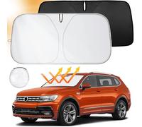 Aonveki Car Windshield Sun Shade, Windscreen Sun Shade, Foldable Car Sun Visor, Block UV Rays, Keep Vehicle Cooler, Easy to Use (56 x 31.5 in)