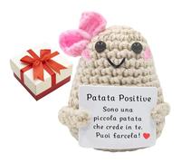 Aonveki Potato Lucky Charm, Gift Ideas for Women, Christmas, Potato with Positive Energy Italian, Cute Gifts, Original and Funny Gift for Family Friend Colleague Girl Sister