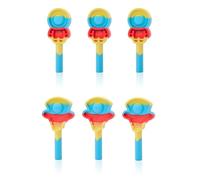AONYIYI Silicone Chew Pencil Toppers 6 Pack - Free Sensory Oral Motor Aid for Autism & ADHD - Skull & Astronaut Chewy Top for Kids and adults, Reusable and Washable School Tool