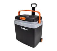 AooDen - 35 Quart (33 Liter) Capacity Electric Car Cooler and Heater with Pull Bar and Wheels, Ice Free Thermoelectric Cooler for Travel, Camping, Vehicles, Truck,