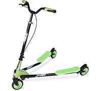 AOODIL Swing Scooter Adjustable 3 Wheels Foldable Wiggle Scooter Self Drifting for Kids/Adult Age 6 Years Old and Up