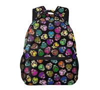 AOOEDM Funny School Backpack for Men Women College Middle High School, Anti-Scratch Lightweight Travel Hiking Backpack Dead Sugar Skulls Backpack for Textbook Bottle
