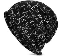 AOOEDM Math Formula Equation Slouchy Beanie Cap Knit Hat for Men Women