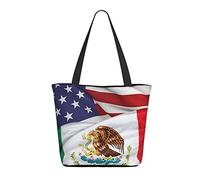 AOOEDM Mexican And American Flags Ladies Shopping Bag 13x11x7in.The Perfect Valentine'S Day Gift.It Is The Best Valentine'S Day Gift For Mom, Daughter, Wife,Etc