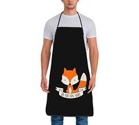 AOOEDM Oh For Fox Sake Unisex Adjustable Apron Waterproof With Pocket Chef'S Kitchen Apron