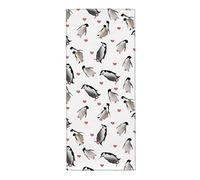 AOOEDM Towels Penguin Bath Towel Lightweight Soft Bath Towels Absorbent Towels for Bathroom Swimming Pool Beach Travel 12x27.5in.