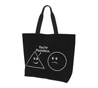 AOOEDM You'Re Pointless Ladies Canvas Tote Reusable Shopping Bag