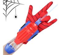 Aooess Toys for 3-8 Year Old Kids: Electric Spider Water Gun for Boys Water Pistols Gifts for 3 4 5 6 7 8 Year Old Boys Girls Birthday Web Shooter Launcher with Glove Summer Outdoor Squirt Guns