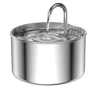 AOOGITF Cat Water Fountains, Stainless Steel Pet Fountains, 24 Hours Keep the Water Clean, 74oz Capacity, Ultra-Quiet, Will not Sputter, Small and Not Occupying Space, Suit for Cat and Various Animals