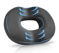 AOOHA Donut Cushion for Hemorrhoids,Memory Foam Seat Cushion,Orthopedic Memory Foam Ring Seat Cushion,Double U-Shape,for Office Chair, Car, Postpartum PregnancyDonut Pillow