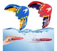 AOOHA Water Power Underwater Glider Toy, 2PCS Stingray Glider with Adjustable Fins,without Batteries Devil Fish Swimming Pool Diving Toys for Adults and Children Over 3 Years Old