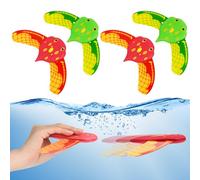 AOOHA Water Power Underwater Glider Toy, 4PCS Small Stingray Glider,without Batteries Devil Fish Swimming Pool Diving Toys for Adults and Children Over 3 Years Old