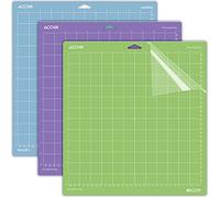 AOOIIN Cutting Mat for Cricut Explore One/Air/Air 2/Maker 3 Packs, 12x12 inches (Multicolor for Cricut, 12''x12'')