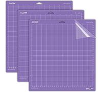 AOOIIN StrongGrip Cutting Mat for Cricut Explore 5/4/3/Air 2/Air/One/Maker 4/Maker 3/Maker Adhesive Non-Slip Cut Mats Replacement Accessories for Cricut, 12 x 12 inch 3 Pack