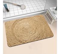 Aoojlo Bath Mat Non Slip Bathroom Mat Quick Drying Bathroom Carpet Rubber Bottom, Bathtub Shower Floor Rugs Washable, Soft Small Rug for Bath Decoration, Kitchen Bathmat Toilet Fashion 60x90cm 16-854