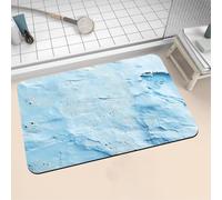 Aoojlo Large Bath Mat Non Slip Bathroom Mat Quick Drying Bathroom Carpet Rubber Bottom, Bathtub Shower Floor Rugs Washable, Soft Rug for Bath Decoration, Kitchen Bathmat Toilet Water 80x120cm 16-1370