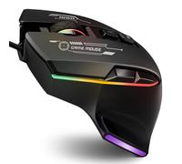 AooKoNi Gaming Mouse, Wired Gaming Mouse with RGB Backlit, 7200DPI Adjustable, PC Gaming Mice with 7 rogrammable Macro Buttonsg, Ergonomic Mouse Gamer for PC, Desktop, Mac,Laptop, Chromebook.