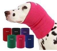 AOOLMOL Dog & Cat Calming Hoodie - Soft Double-Layer Ear and Neck Cover for Anxiety Relief & Noise Protection, Elastic Pet Head Wrap for Grooming, Bath, Drying & Fireworks