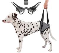 AOOLMOL Dog Sling for Medium Large Dog Rear Leg, Lift Harness Provide Support with Muscle Atrophy and Joint Problems for Elderly Injured Arthritic Pet, Dog Weak Rear Legs Provides Rehabilitation Aid
