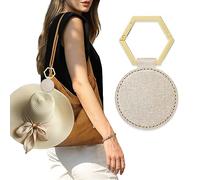 AOOMO Magnetic Hat Clip for Traveling Handbag Backpack Luggage, Strong Magnetic Hat Holder Suitable for Sun Hat, Beach Hat, Baseball Cap (Champagne Gold)