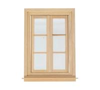 AOOOWER 1 12 Scale Miniature Wooden Door Window For Creative Painting And Dollhouses Decoration No Toxic Wooden Dollhouses Unit For Kids