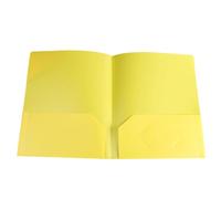 AOOOWER 1/6Pcs Folder With Pockets Report Presentation Project Folders With Label Window Document Organizers Two-Pocket Assorted Color For Home Organization