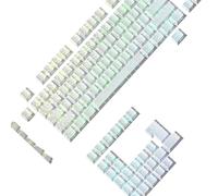 AOOOWER 133Key Mechanical Keyboards Keycaps Contour4.0 Optimized Profile And AntiFade Side Lit Characters Wide Compatibility Through Keycaps Set