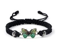 AOOOWER 2/3 Pcs Promise Bracelet Heart Charm Pendant Rope Chain Distance Braided Bracelets for Couples Sisters Best
