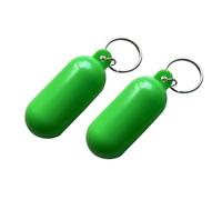 AOOOWER 2 Pieces High Buoyancy Floating Keychain for Water Sport Buoyant Keyrings for Boating Marine Sailing Key Chain