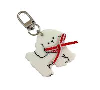 AOOOWER Adorable Cartoon Dog Plush Keychain Soft Fabric Bag Hangings Accessory for Bags and Keys for All