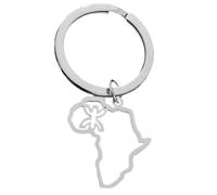 AOOOWER African Berber Pendant Keychain Gold/Silver Color Key Chain Ethnic Key Rings Accessory for Culture
