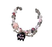 AOOOWER Attractive Handmade Heart Shape Couple Women Lover's Charm Female Male Paired Friendship