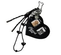 AOOOWER Bear Keychain ABS Key Holder Backpack Purse Ornament Lovely Designs with LED Light for Women and Kids