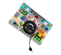 AOOOWER Educational Wooden Car Steering Toy For Children Develop Coordination Skills With Traffics Sign Recognition Activities Learning Toy