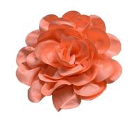 AOOOWER Elegant 24cm Handmade Lapel Pin Beautiful Satins Flower Lapel Pin Delicate Brooch Jewelry for Work