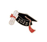 AOOOWER Elegant Graduation Caps Brooch Pin Beautifully Crafted Graduate Caps Pin Badge Adornment Enhancing Ceremony