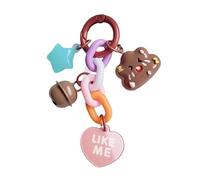AOOOWER Elegant Keychain Moon Clouds Star Bells Heart Key Rings for Women and Girls Handbag Decoration Phone Chain