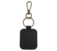 AOOOWER Elegant Leather Rings Holder Keychain Practical Leather Keychain with Pouches Essential Accessory for Active
