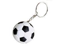 AOOOWER European Styles Football Sturdy Imitation Leather Keychain Souvenir Pendant Decoration for Fan and Collectors