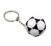 AOOOWER European Styles Football Sturdy Imitation Leather Keychain Souvenir Pendant Decoration for Fan and Collectors