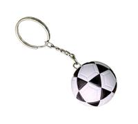 AOOOWER European Styles Football Sturdy Imitation Leather Keychain Souvenir Pendant Decoration for Fan and Collectors