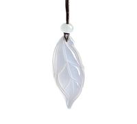 AOOOWER Exquisite Jade Pendant Necklace in Ethnic Style for Celebrations and Everyday Elegances with Cultural Significance