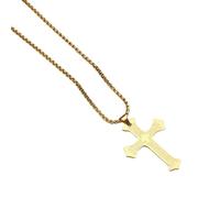 AOOOWER Fashioable Alloy Necklace Showcasing Spanish Prayer Artistics Daily Use