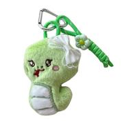 AOOOWER Fashion Snake Keychain Purse Decorations Stylish Backpack Charm Plush Texture for Those Who Love Cuteness