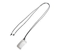 AOOOWER Fashionable Silver Comb Necklace Accessory for Hair Grooming on the Way